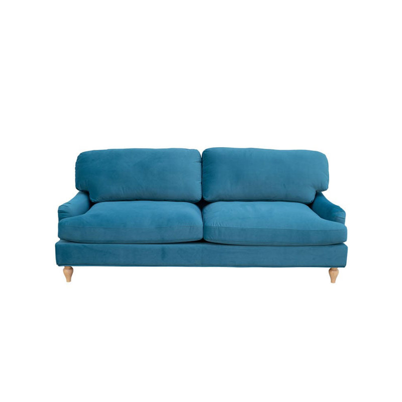 Kopervik 3 Seater Sofa, Bunburry Teal Velvet