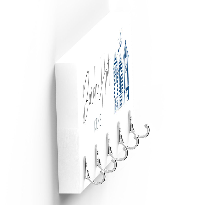 Wall Organizer with Key Hooks