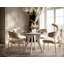 Extendable Round Metal Base Dining Table-1563213555-1563213552
