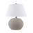 Cuerdas 24" Table Lamp with Fabric Shade, Gray