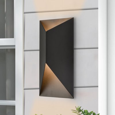 Applique murale à DEL en acier Hazrudin