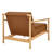 Dagur Faux Leather Accent Arm Chair