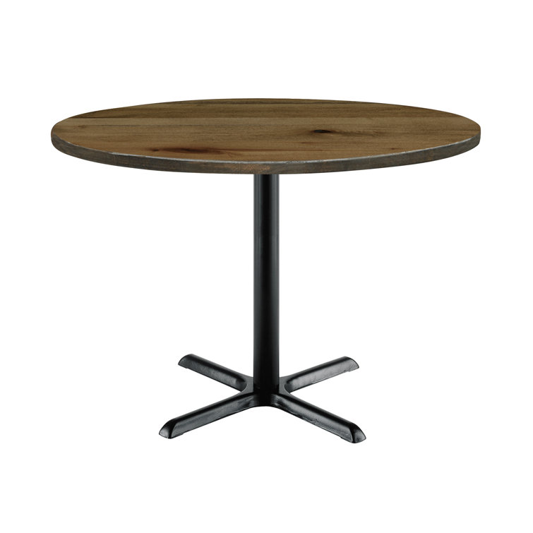 Urban Loft Round Solid Wood Breakroom Table