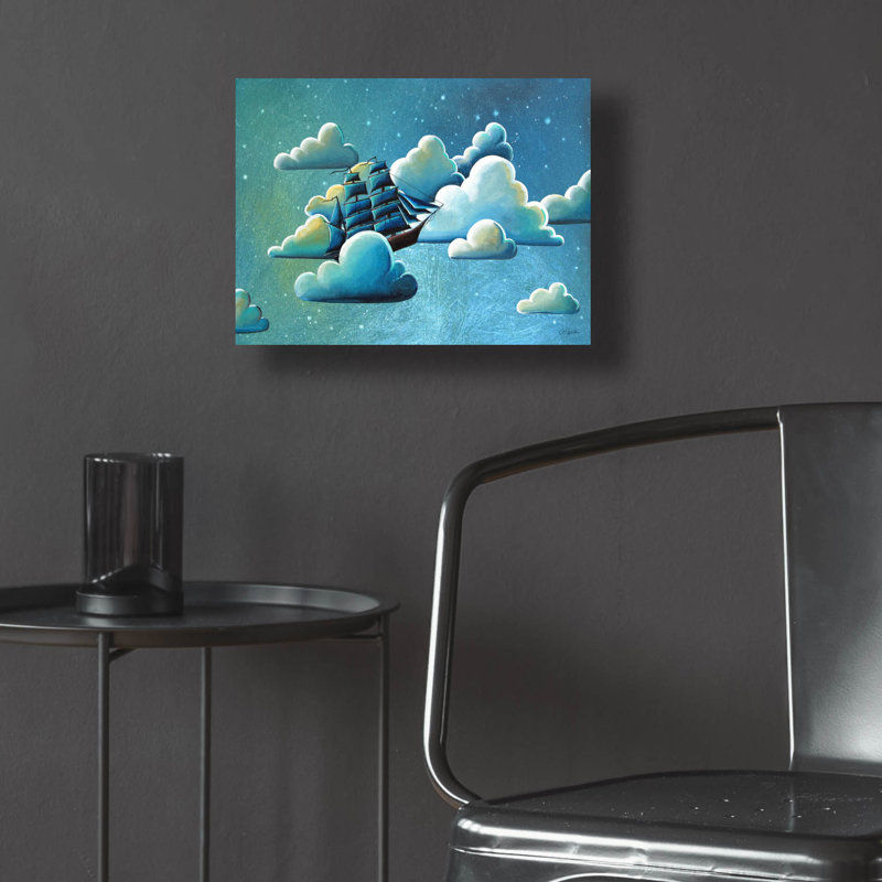 «Astronautical Navigation» par Cindy Thornton, art mural en verre acrylique, H 12 po x l 16 po x P 0,13 po