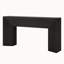 63" Extra Long Console Table - Modern Farmhouse Sofa Table Behind Couch, Black Wood Entryway Table for Hallway & Living Room, Easy Assembly