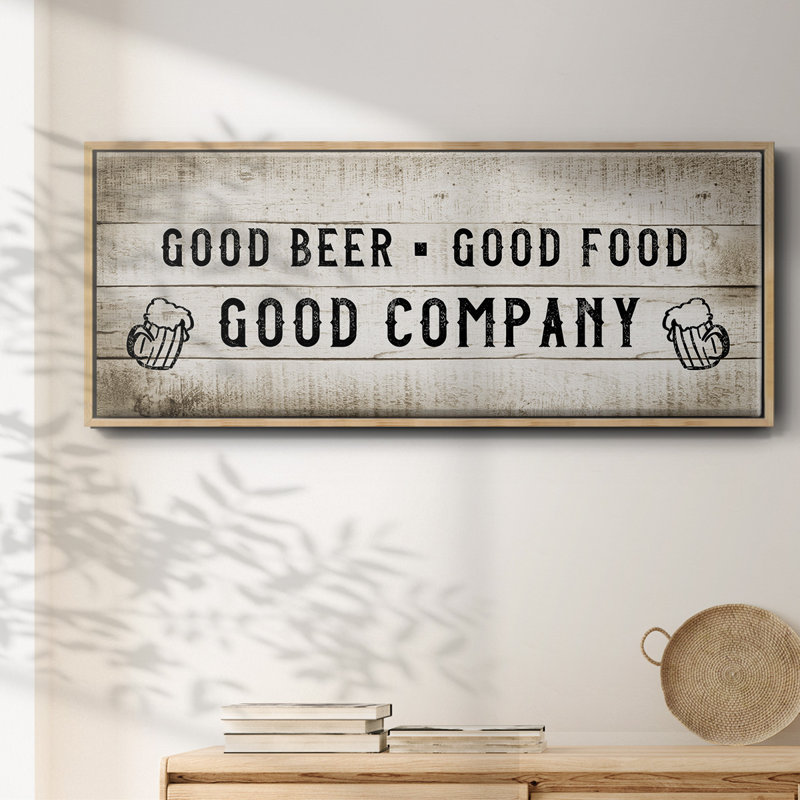 Good Company- Framed Canvas