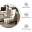 Modern Wingback Office Chair with Upholstered Seat and Wooden Legs, Conference Room & Office Side Chair-1322747971-1332386990