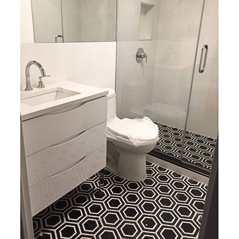 Nova Hole Marble Tiles, Black Hole