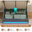 Upholstered Bed with Ottoman Under-bed Storage and Charging Station-1207654588-1207654587