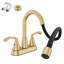 Robinet de salle de bain à 2 poignées avec drain NO-97618760