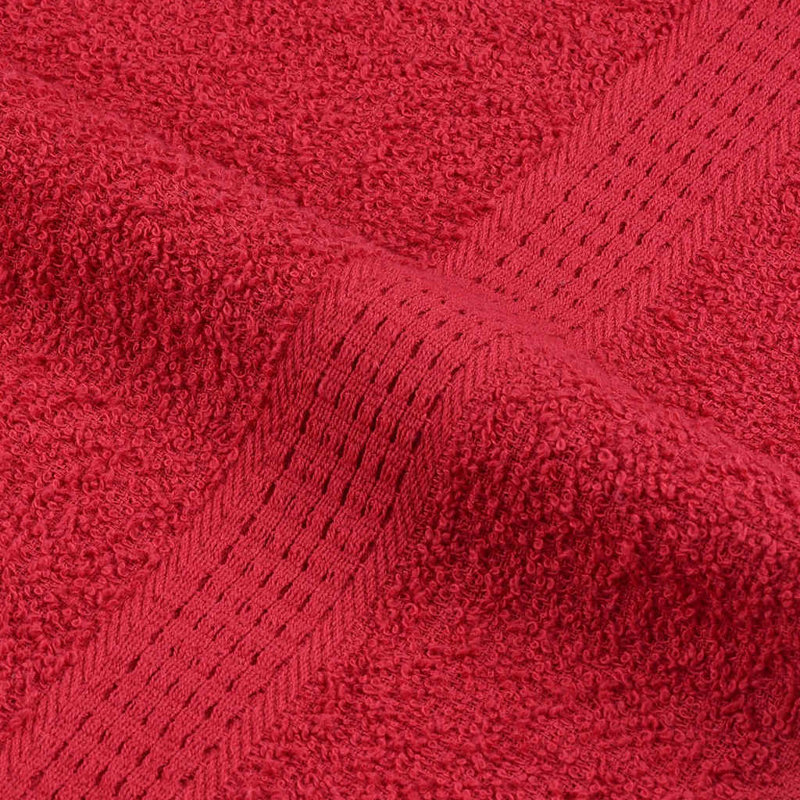 Saskya 100% Cotton Bath Towel, Red