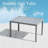 Outdoor Lounge Chairs 2Pcs Grey. 5 Adjustable Levels, Rust- Aluminium, Fabric, Wheels For Mobility, Easy Installation 2 In Extra-Wide Seats, Position , Aluminium Construction, Convenience