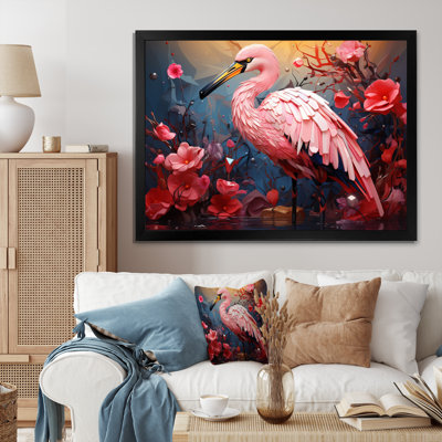 Flamant rose Elegance II - imprimé