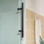 Porte de douche coulissante simple sans cadre 56-60 "x H 76" avec verre transparent antidéflagrant-88317518