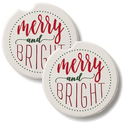 Ensemble de 2 sous-verres Merry & Bright