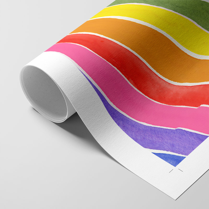 «Love Loudly», collection B - impression sur toile seulement - non encadrée, H 60 po x l 40 po