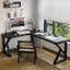 Bureau d'écriture rectangulaire en bois massif noir-1743896450-1743896449