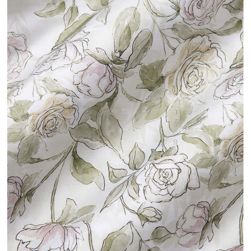 Victoria Floral 100% Cotton Sham, Boudoir