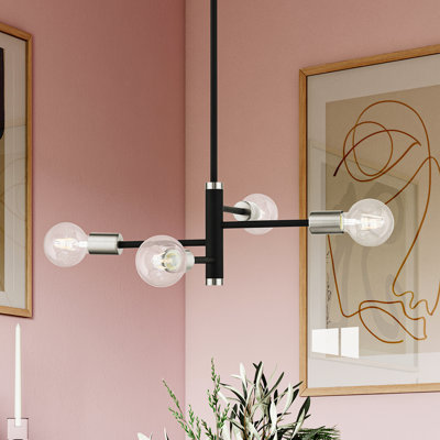 Lustre tambour moderne à 4 lumières Jeffries