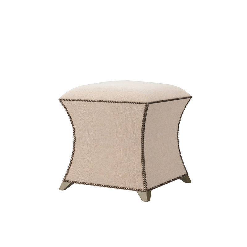 Hayes Upholstered Ottoman, Dune, Page Oyster (Performance fabric) 1355-92
