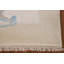 Tapis oriental abstrait en laine fait à la main 3 x 5