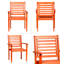 Chaise de patio empilable Rafael