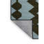 Tapis brun treillis lavable à la machine-275129747