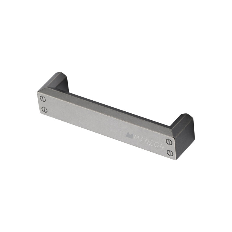 Old Iron Industrial Bar Cabinet Pull with Mounting Hardware
