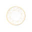 Gem Cut China Bread and Butter Plate