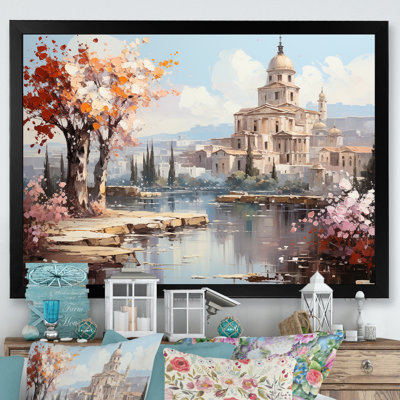 Springtime Roman Empire Landscape 3 - Italy Wall Art