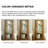 62.99"French-style vintage solid wood silver mirror dressing mirror