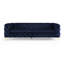 Ghaleb 237Cm Velvet Square Arms Sofa-639926108-639926103