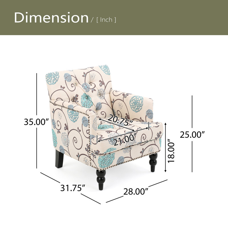 CHAISE CLUB TUFFÉE