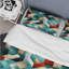 Ensemble de housse de couette Teal Modern Geometric Tiles III - Geometric-1979139143