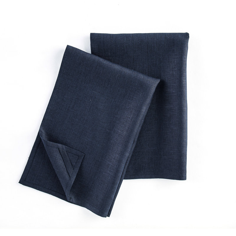 Kitchen Linen - 100% Pure Linen Kitchen Towels, Grape