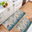 Tapis de cuisine rétro, 2 unités