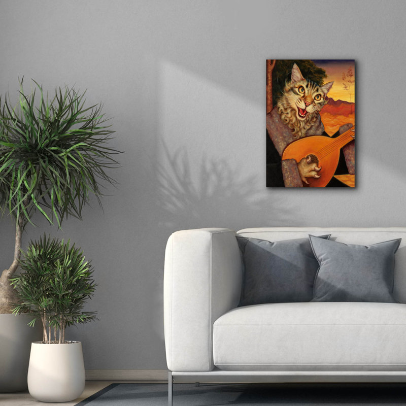 Toile épique Graffiti «Minnesinger» par Jane R. Talton, 18 po x 26 po