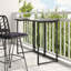 Folding Garden Table 90X51x75 Cm Poly Rattan-1585067374