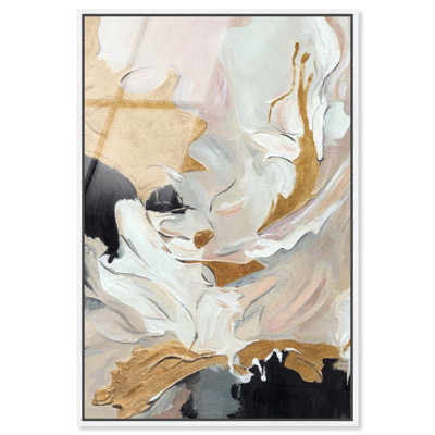«Quiet Power II - Ira Colmeva», reproduction murale encadrée par Art Remedy, cadre blanc, 24 x 36