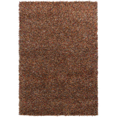 Tapis brun tissé à la main Astrid