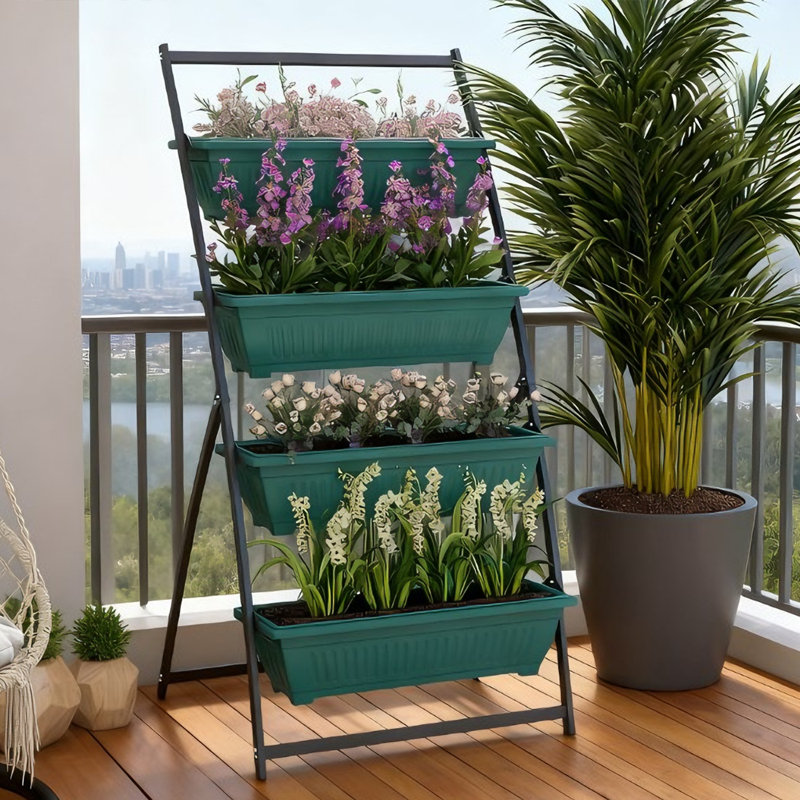Pot à fleurs pour l'extérieur, Vert
