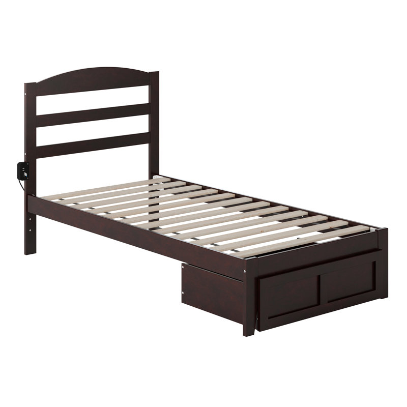 Elliana Kids Twin with Drawers, Twin, Espresso