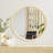 Wood Flat Wall Mirror-2089632611