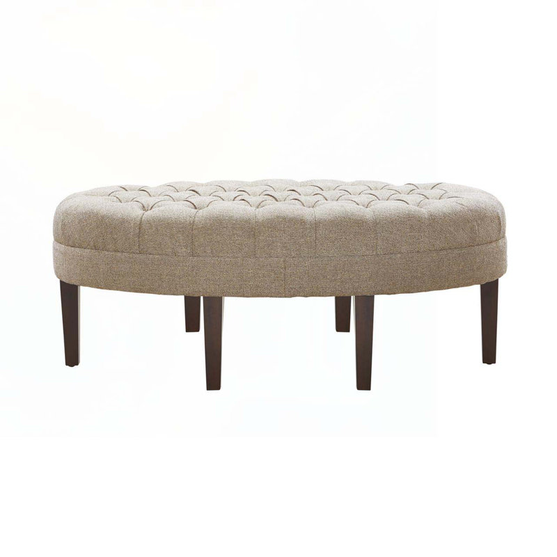 Banc de capitonnage rembourré, Beige