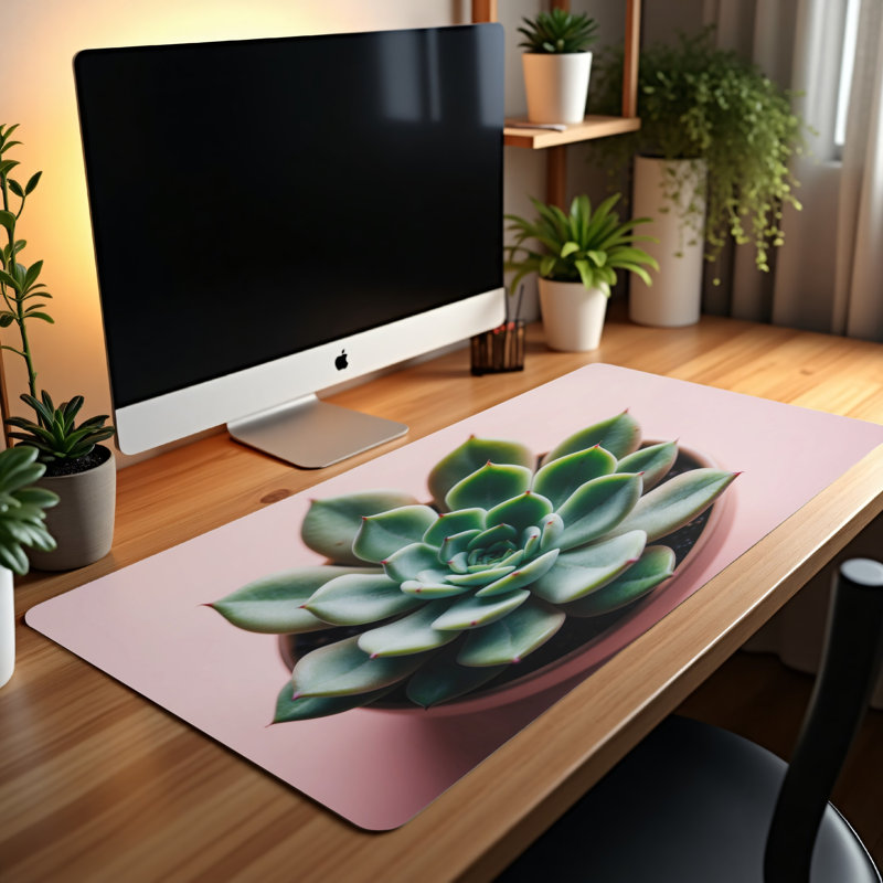 Polyester Desk Pad, 14.4x12.1