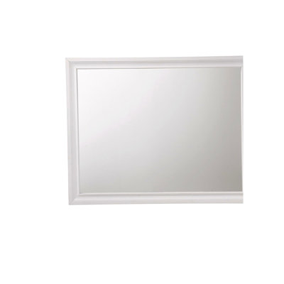 Naima white surface mirror