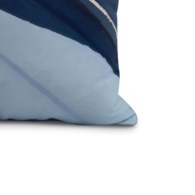 Housse et insert de coussin carré Nantucket, Bleu marine, 18 po x 18 po