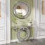 Miroir rond en cristal 33,46 "(85Cm)
