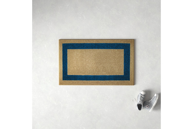 Alvardo Single Picture Frame Outdoor Door Mat