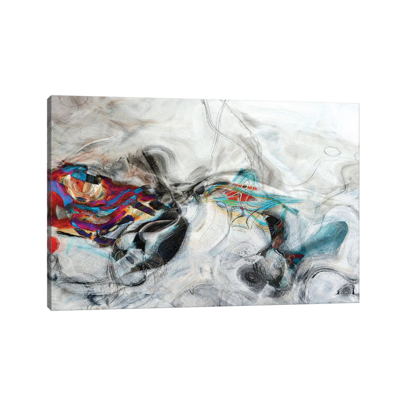 Abstract XVIII 1 Piece Wrapped Canvas Painting, 20.32cm H x 30.48cm W x 1.905cm D